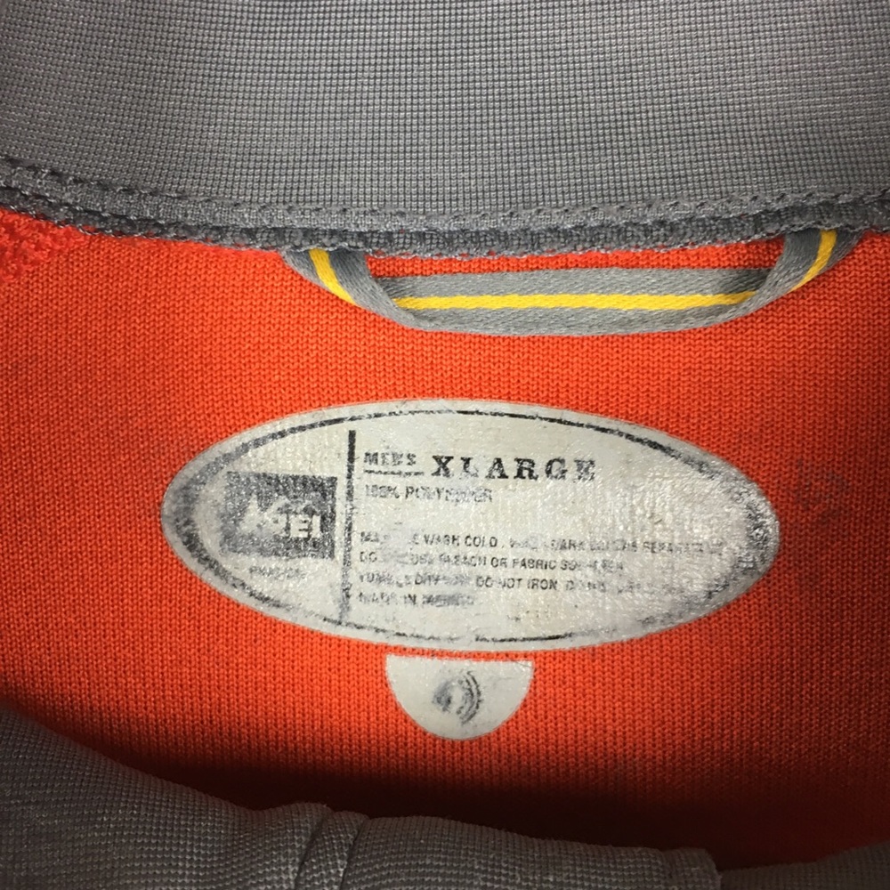 ✨REI Orange Half Zip Pullover - Picture 2 of 5